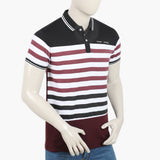 Men's Half Sleeves Fancy Polo T-Shirt - Maroon, Men's T-Shirts & Polos, Chase Value, Chase Value