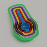 Measuring Spoon 6Pc - Multi, Baking, Chase Value, Chase Value