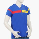 Men's Half Sleeves Polo T-Shirt - Blue, Men's T-Shirts & Polos, Chase Value, Chase Value