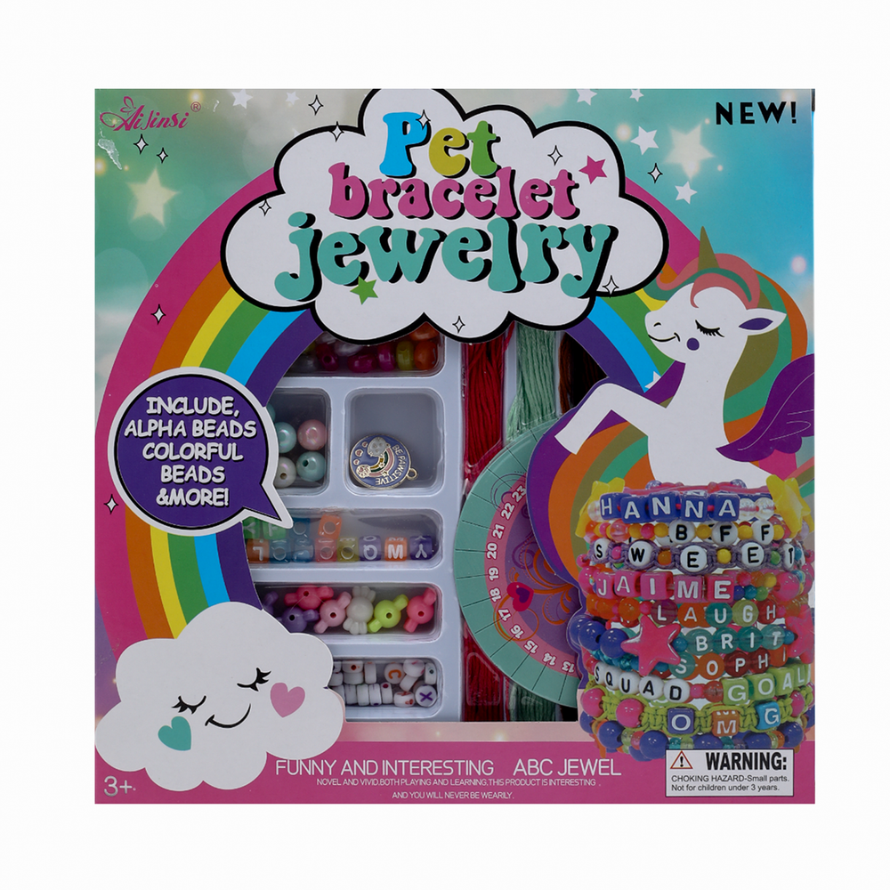 Bracelet Bead Set - Multi Color, Kids Cosmetic & Kitchen Sets, Chase Value, Chase Value