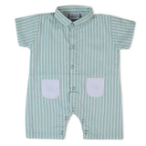 Valuable Newborn Boys Half Sleeves Romper - Green, Newborn Boys Rompers, Chase Value, Chase Value