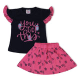 Valuable Newborn Girls Half Sleeves Skirt Suit - Pink, Newborn Girls Sets & Suits, Chase Value, Chase Value