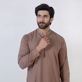 Eminent Men Trim Fit Shalwar Suit - Mauve, Men's Shalwar Kameez, Eminent, Chase Value
