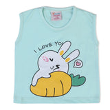 Valuable Newborn Girls Sando Suit - Cyan, Newborn Girls Sets & Suits, Chase Value, Chase Value