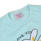 Valuable Newborn Girls Sando Suit - Cyan, Newborn Girls Sets & Suits, Chase Value, Chase Value