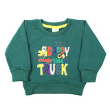 Newborn Boys Full Sleeves T-Shirt - Flag Green, Newborn Boys Winterwear, Chase Value, Chase Value