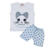 Valuable Newborn Girls Sando Suit - Blue, Newborn Girls Sets & Suits, Chase Value, Chase Value