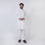 Eminent Men's Kurta Plain Shalwar Suit - Off White, Men's Shalwar Kameez, Eminent, Chase Value