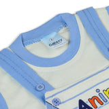 Newborn Boys Half Sleeves Romper - Blue, Newborn Boys Rompers, Chase Value, Chase Value