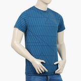 Men's Half Sleeves T-Shirt - Steel Blue, Men's T-Shirts & Polos, Chase Value, Chase Value