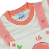 Newborn Boys Half Sleeves Romper - Peach, Newborn Boys Rompers, Chase Value, Chase Value