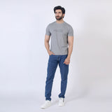 Eminent Men's Half Sleeves Printed T-Shirt - Ash Grey, Men's T-Shirts & Polos, Eminent, Chase Value