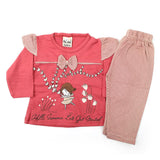 Newborn Girls Full Sleeves Suit - Dark Pink, Newborn Girls Winterwear, Chase Value, Chase Value