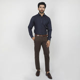 Men's Formal Chambray Shirt - Navy Blue, Men's Shirts, Chase Value, Chase Value
