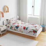 Kids Characters Single Bedsheet - Multi Color, Single Size Bed Sheet, Chase Value, Chase Value