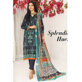 Bin Hameed Dania Printed Lawn Suit 3Pcs with Zari Lining Dupatta - 9, Women, 3Pcs Shalwar Suit, Rana Arts, Chase Value