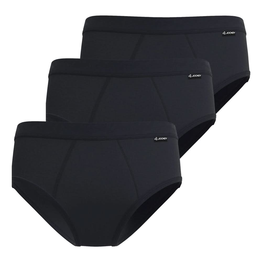 Jockey Men's 3 Pack Set Underwear - Dark Grey, Men's Underwear, Jockey, Chase Value