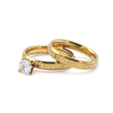 Women's Rings Single Stone - Golden, Women Finger Rings, Chase Value, Chase Value