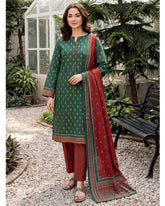 Dr Haris Khaddar Printed 3 Pc Suit