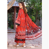 Schick Sitara Gold Printed Unstitched 3Pcs Suit With Dupatta - 6, Women, 3Pcs Shalwar Suit, MI Creation, Chase Value