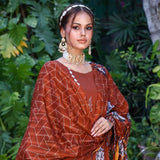 Schick Sitara Gold Printed Unstitched 3Pcs Suit With Dupatta - 10, Women, 3Pcs Shalwar Suit, MI Creation, Chase Value