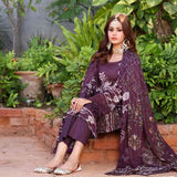 Schick Sitara Gold Printed Unstitched 3Pcs Suit With Dupatta - 1, Women, 3Pcs Shalwar Suit, MI Creation, Chase Value