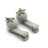 Girls Hair Pins 2 Pcs - Green, Girls Hair Accessories, Chase Value, Chase Value