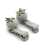 Girls Hair Pins 2 Pcs - Green, Girls Hair Accessories, Chase Value, Chase Value