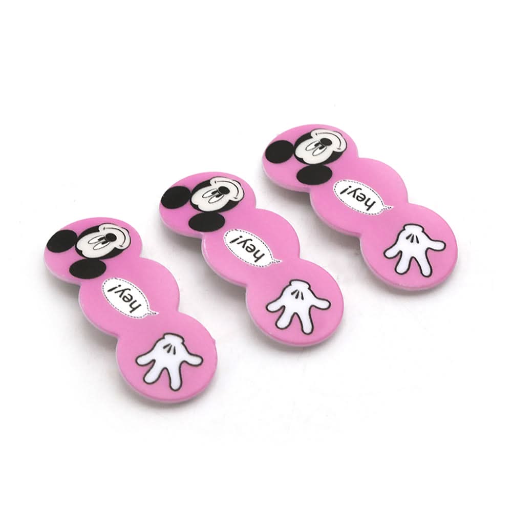 Mini Tic Tac Hair pin - Pink, Girls Hair Accessories, Chase Value, Chase Value