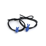 Fancy Hair Pony 2Pcs - Black, Girls Hair Accessories, Chase Value, Chase Value