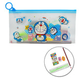 Pencil Pouch With Free Stationery Set - Blue, Stationery Pouch & Box, Chase Value, Chase Value