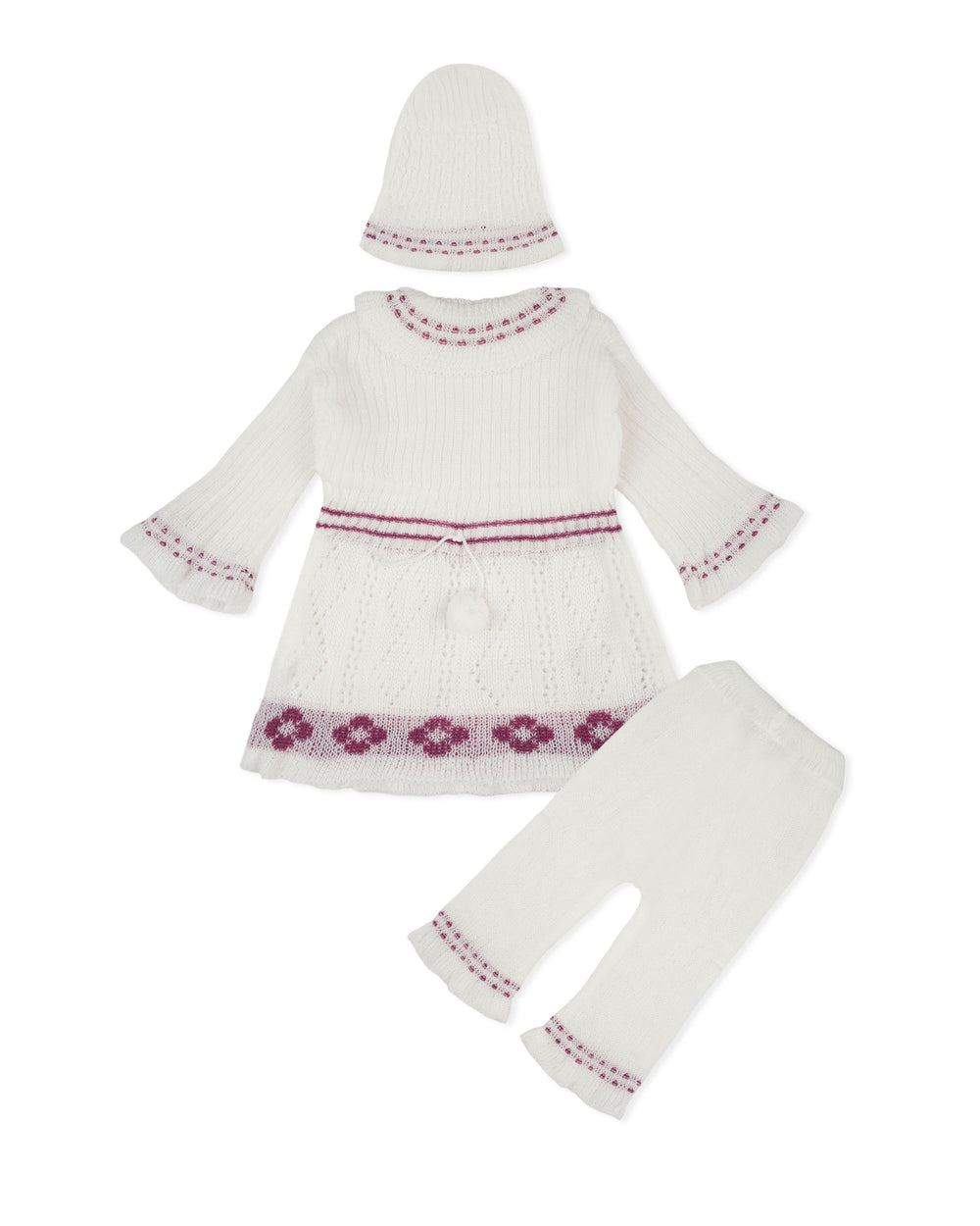 Newborn Girls Irani Suit 3 Piece Set, Newborn Girls Sets & Suits, Chase Value, Chase Value