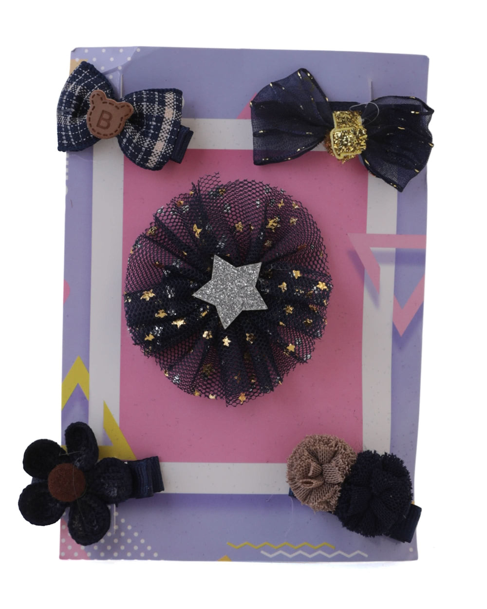 Hair Clip Gift Set Pack of 5, Girls Hair Accessories, Chase Value, Chase Value