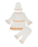 Newborn Girls Irani Suit 3 Piece Set, Newborn Girls Sets & Suits, Chase Value, Chase Value