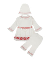 Newborn Girls Irani Suit 3 Piece Set, Newborn Girls Sets & Suits, Chase Value, Chase Value