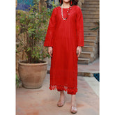 Eminent Cotton Lawn Schiffli & Chikankari Unstitched 2Pcs Suit - 12, Women, 3Pcs Shalwar Suit, Eminent, Chase Value