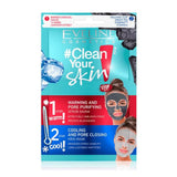 Eveline Clean Your Skin 2 Step Mask Sachet, Face Washes, Eveline, Chase Value