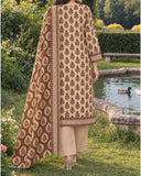 Zarineh Everyday Khaddar Printed Suit - 3 Pc