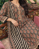 Zarineh Everyday Khaddar Printed Suit - 3 Pc