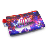 Pencil Pouch Three Zipper - Multi Color, Pencil Boxes & Stationery Sets, Chase Value, Chase Value