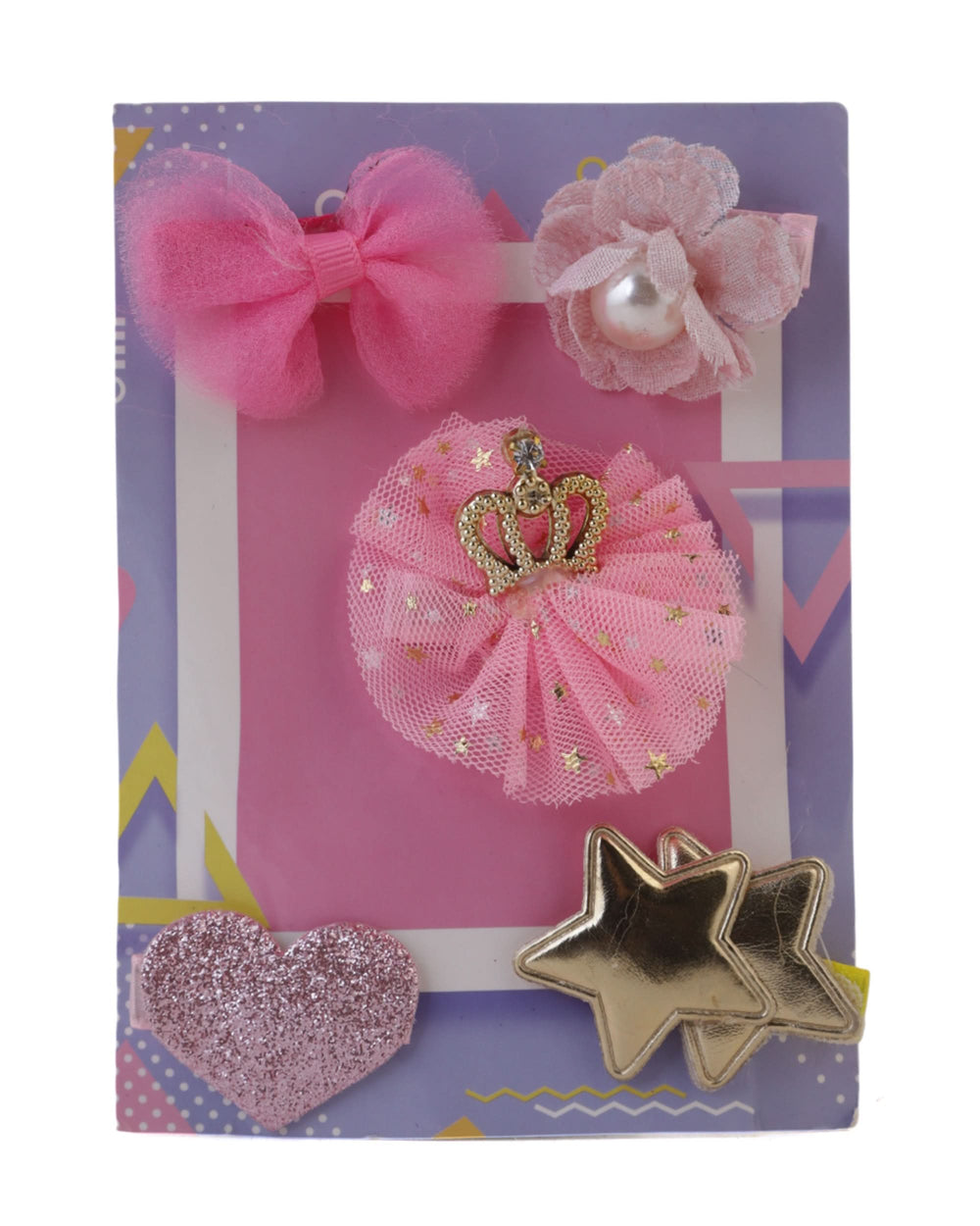 Hair Clip Gift Set Pack of 5, Girls Hair Accessories, Chase Value, Chase Value
