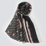 Women's Lawn Print Scarf - Multi Color, Women Scarf Pins & Brooches, Chase Value, Chase Value