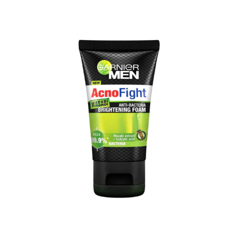 GARNIER MEN FACE WASH WASABI 50ML, Face Washes, Garnier, Chase Value