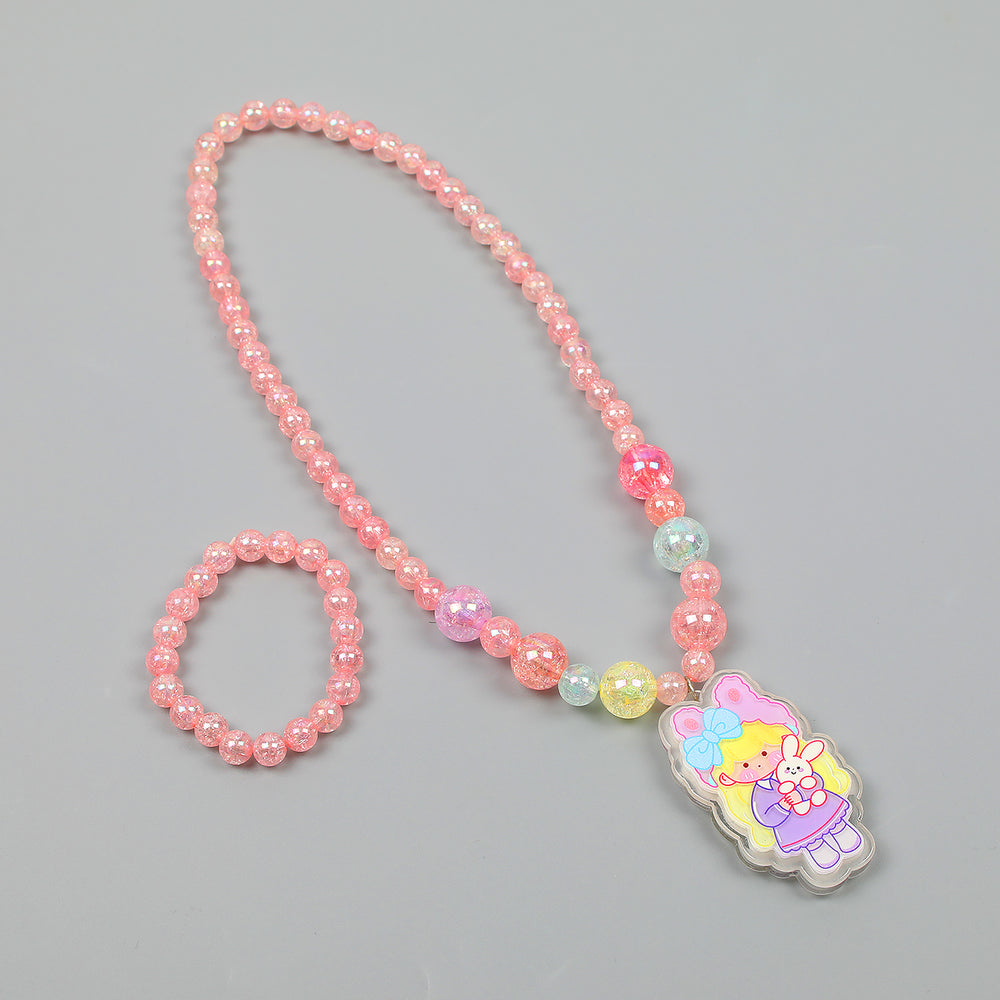 Necklace Mala Style For Kids - Multi-Color, Girls Necklace & Chains, Chase Value, Chase Value