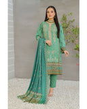 Gulfishan By RA-Bin Hameed Embroidered Unstitched 3Pcs Suit With Shawl - SF-2019, Women, 3Pcs Shalwar Suit, Rana Arts, Chase Value