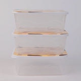 Storage Box 3 Pcs Set - White, Storage Boxes, Chase Value, Chase Value