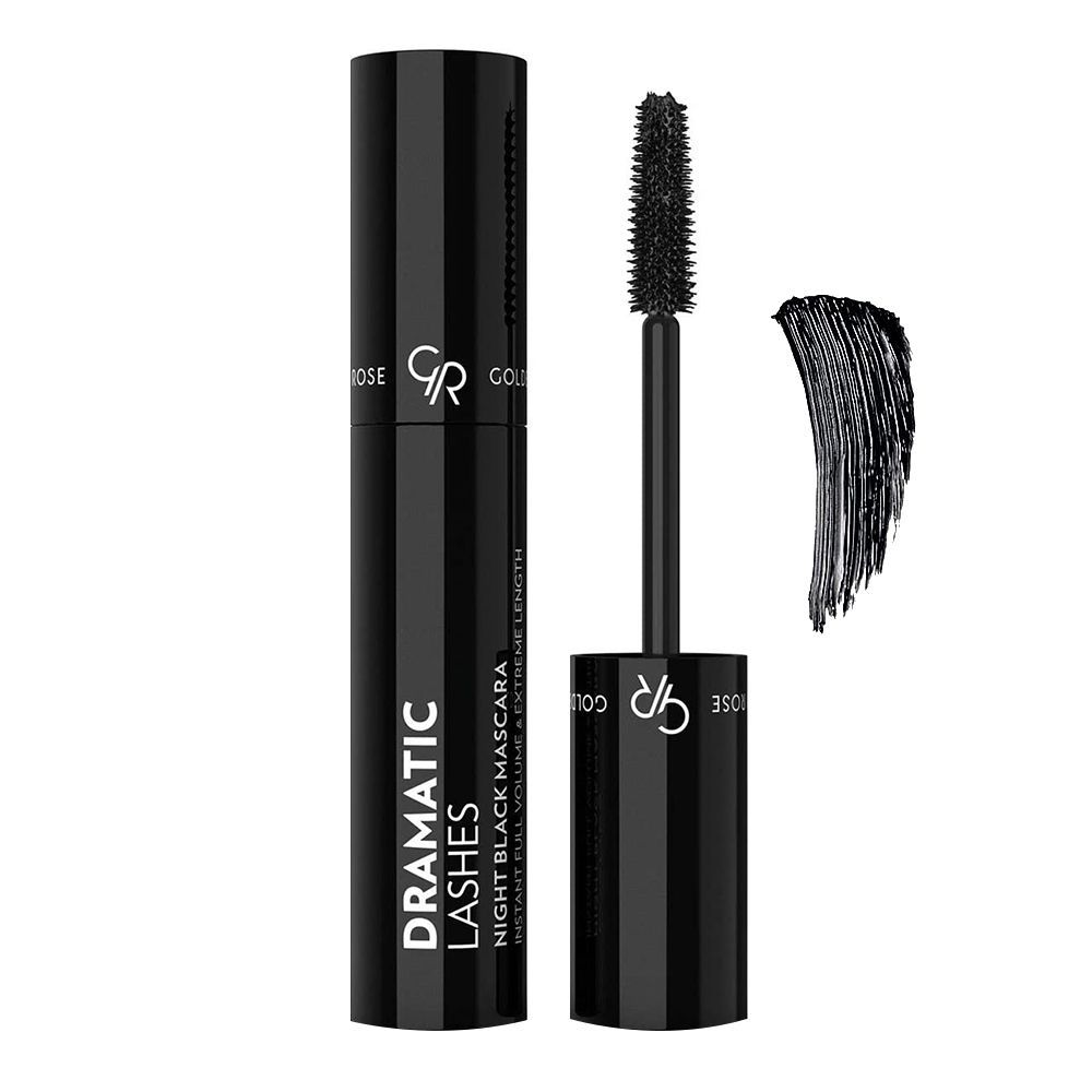 Golden Rose Dramatic Lashes Instant Full Volume & Extreme Length Night Mascara, Black, Mascara, Golden Rose, Chase Value