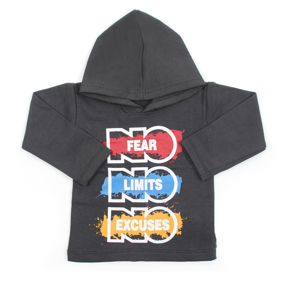 Boys Full Sleeves Hoodie - Grey, Boys Hoodies & Sweat Shirts, Chase Value, Chase Value