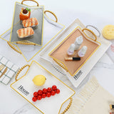 Fancy Tray Set 3 Pcs - Golden, Tray, Chase Value, Chase Value