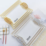 Fancy Tray Set 3 Pcs - Golden, Tray, Chase Value, Chase Value